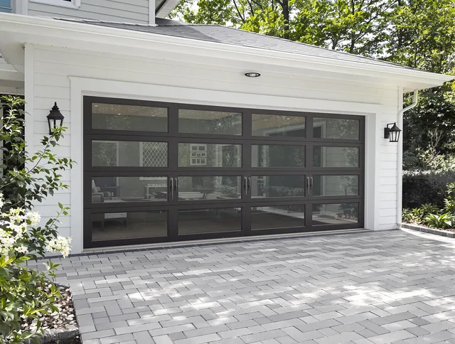 Hopkinton Garage Door Repair design specialist presenting custom garage door options to Hopkinton homeowner