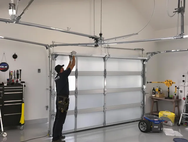 Hopkinton Garage Door Repair certified team performing precision garage door installation in Hopkinton