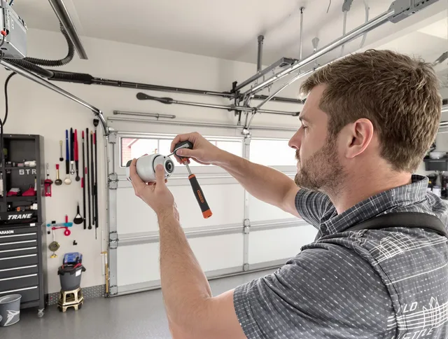 Garage door opener repair service by Hopkinton Garage Door Repair in Hopkinton