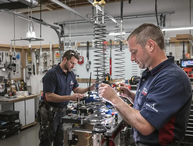 Garage door spring repair service by Hopkinton Garage Door Repair in Hopkinton